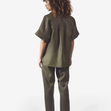 Camisa Tambor Oversized Verde